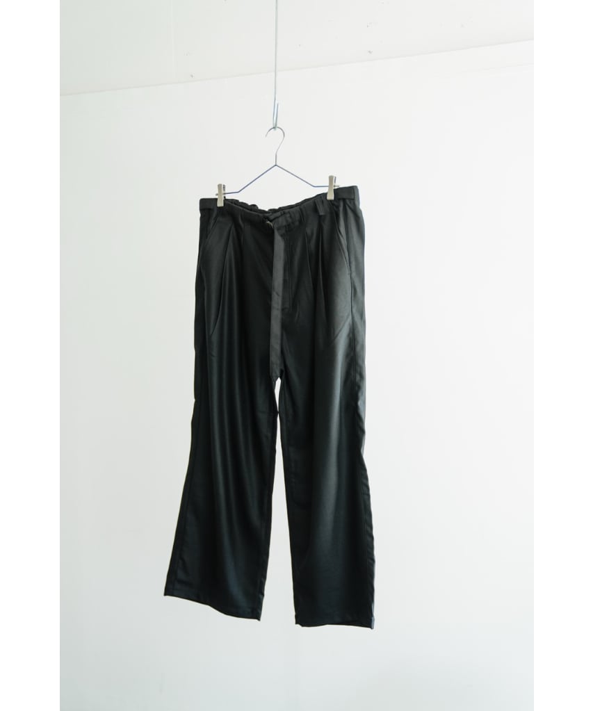 ANCELLM WOOL SATIN BELT - LESS SLACKS | MusterW