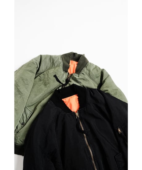 ANCELLM AGING BOMBER JACKET