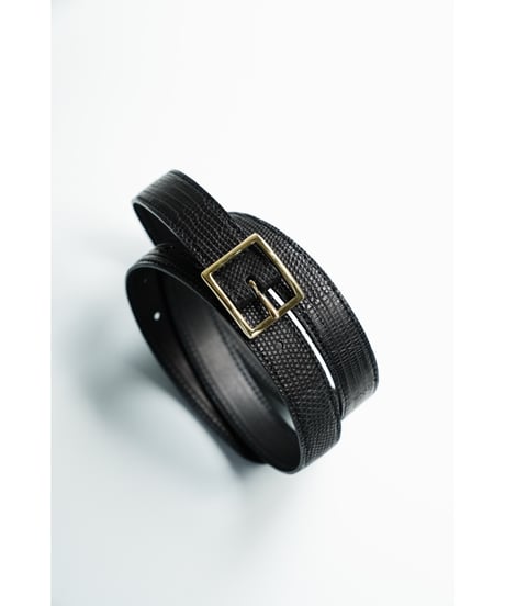 BISOWN LIZARD CLASSIC SQURARE BELT