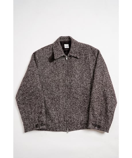 BISOWN LOOP TWEED SEAM POCKET BLOUSON