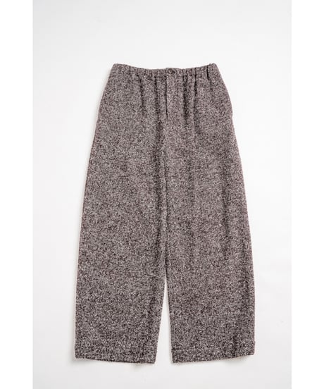 BISOWN LOOP TWEED EASY WIDE PANTS