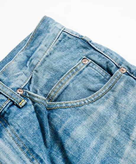 ensou. Leeensou Jeans-Used Wash