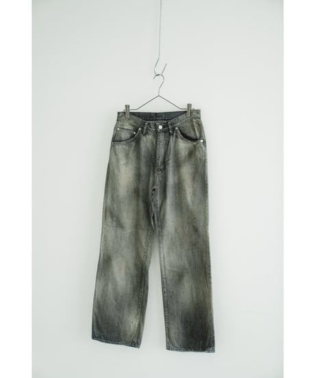 ANCELLM SHOE-CUT DENIM PANTS