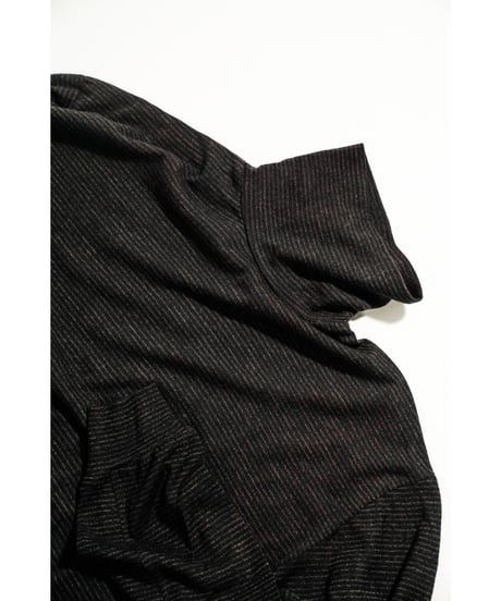 ULTERIOR SUPER FINE WOOL COTTON TURTLE-NECK TOP