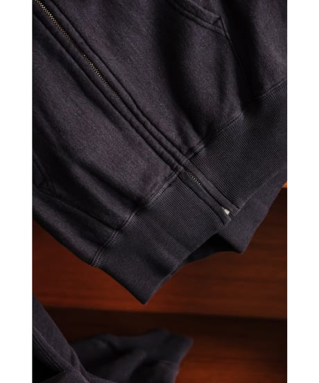 ULTERIOR "Exclusive" FADED SILKY TERRY RW ZIP UP PARKA