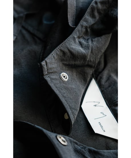 ANCELLM WRINKLED NYLON OVER HOODIE