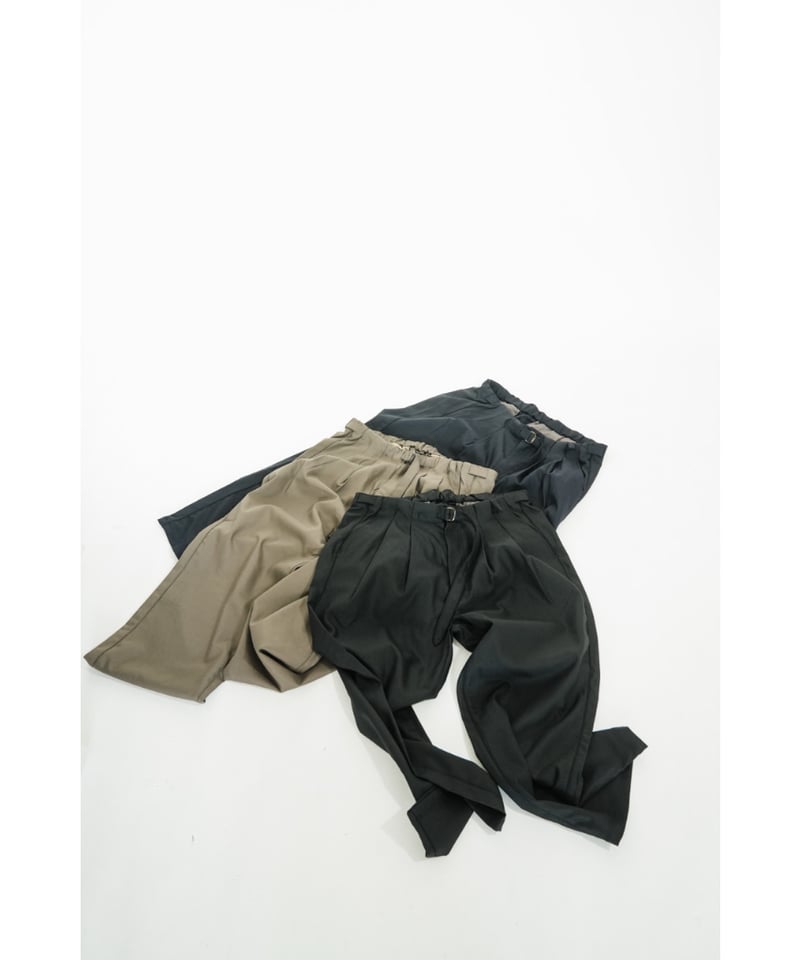 ANCELLM WOOL SATIN BELT - LESS SLACKS | MusterW