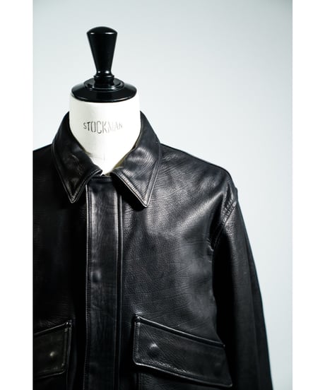 ULTERIOR CALF LEATHER FLIGHT JKT