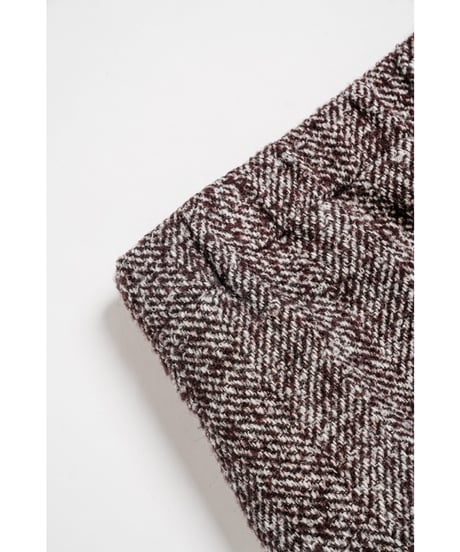 BISOWN LOOP TWEED EASY WIDE PANTS