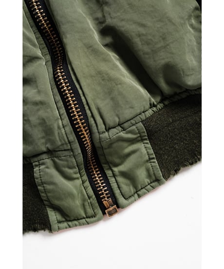 ANCELLM AGING BOMBER JACKET