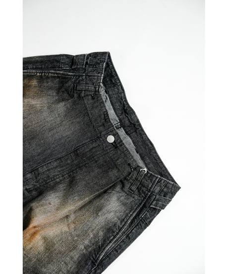 ANCELLM DENIM PAINTER PANTS