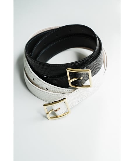 BISOWN LIZARD CLASSIC SQURARE BELT