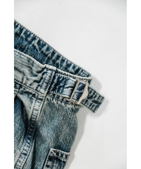 ULTERIOR FADED LIGHT DENIM WORK PANTS