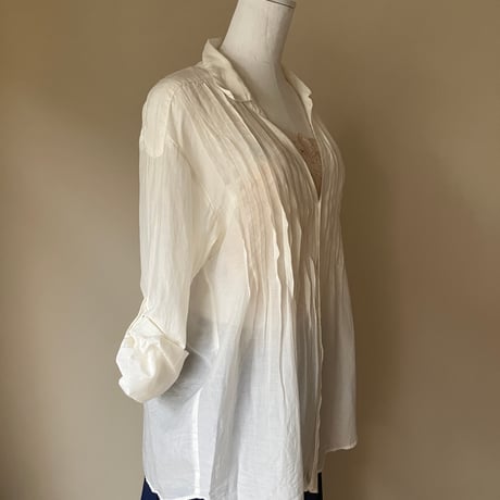 Silk Shirt / White