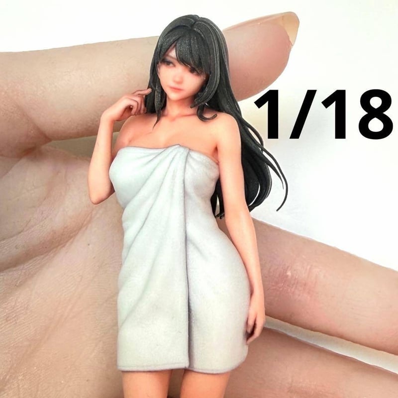 1/18 フィギュア 完成品 ミニカーに 1/64より大 ドールハウスに リアル