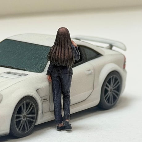 1/64 8009-1 フィギュア　ミニチュア　ミニカーに　ジオラマ　トミカに