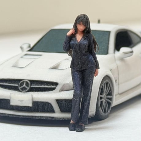 1/64 8009-1 フィギュア　ミニチュア　ミニカーに　ジオラマ　トミカに