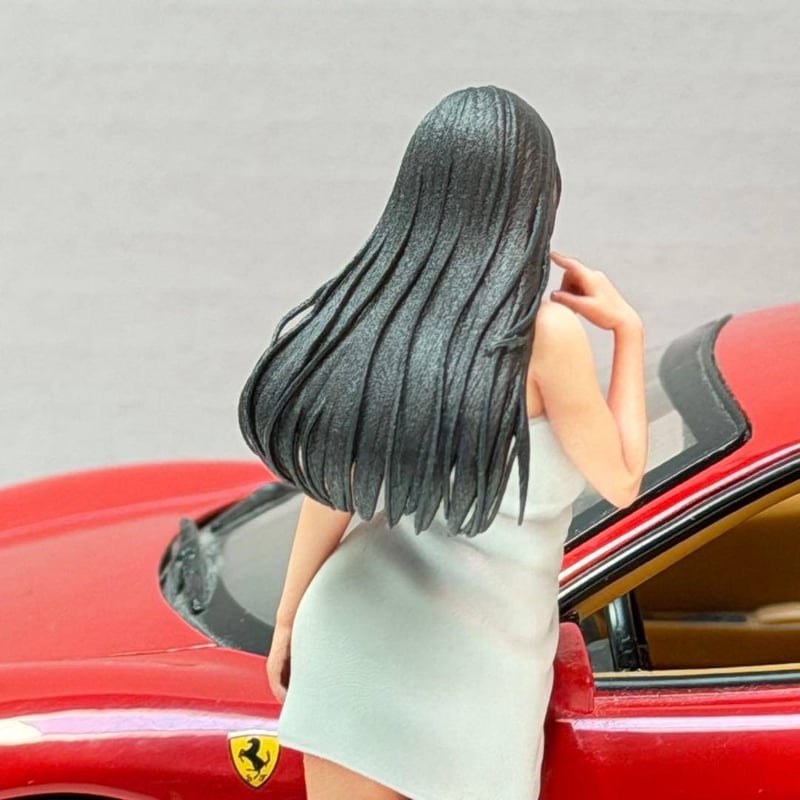 1/18 フィギュア 完成品 ミニカーに 1/64より大 ドールハウスに リアル