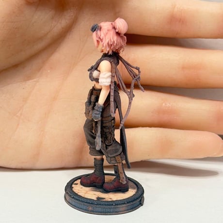 1/24 フィギュア　異世界の女の子　工具屋　スチームパンク　1/64より大　リアルフィギュア　ミニチュアイメージ　ジオラマ