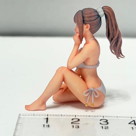 1/24 8011-01 フィギュア　水着　完成品　ミニカーに　完成品　リアルフィギュア　ミニチュアイメージ　３Dフィギュア