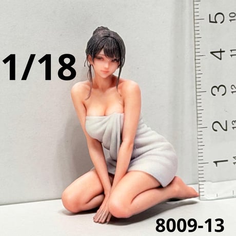1/18 8009-13 フィギュア 完成品 ミニカーに 1/64より大　ミニチュアイメージ　リアルフィギュア