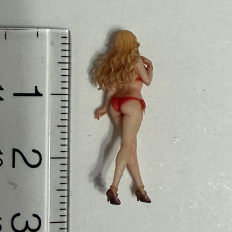 1/64 8004-01 フィギュア　水着　ミニカーに　トミカに　ミニチュア　ミニチュアイメージ　リアルフィギュア　完成品