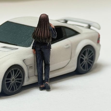 1/64 8009-1 フィギュア　ミニチュア　ミニカーに　ジオラマ　トミカに