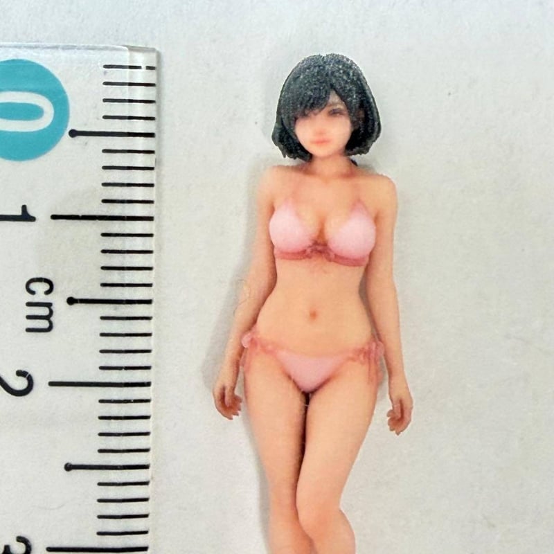 1/43 8005-01 フィギュア 水着 完成品 ミニカーに 1/64より大