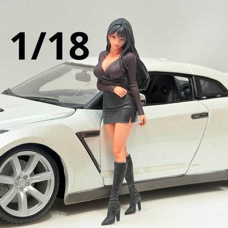 1/18 8009-06 フィギュア ミニカーに ジオラマに　ミニチュアイメージ　リアルフィギュア