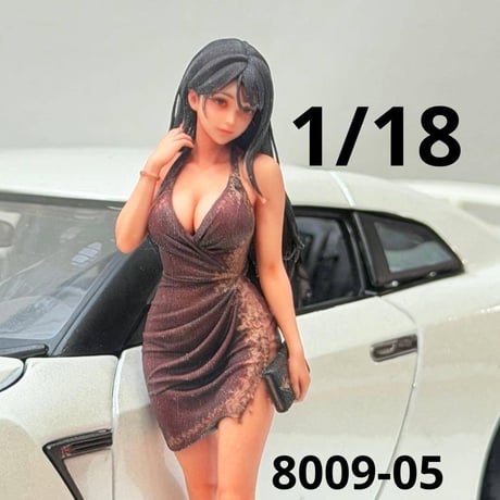 1/18 フィギュア 8009-05 ミニカーに　完成品　1/64より大　リアルフィギュア　ミニチュアイメージ