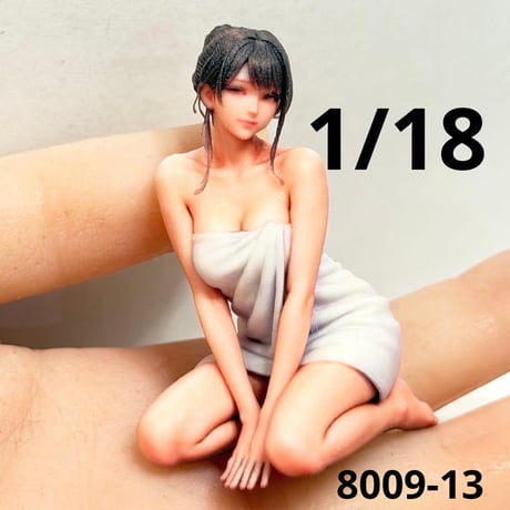 1/18 8009-13 フィギュア 完成品 ミニカーに 1/64より大　ミニチュアイメージ　リアルフィギュア