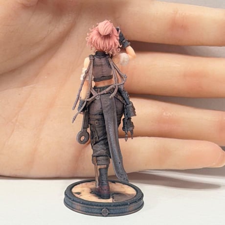 1/24 フィギュア　異世界の女の子　工具屋　スチームパンク　1/64より大　リアルフィギュア　ミニチュアイメージ　ジオラマ