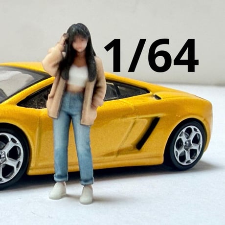 1/64 フィギュア　6236 完成品　ミニチュア　ミニカーに　トミカに