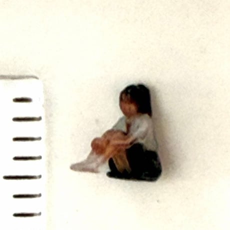 Nゲージ　フィギュア　3996 女子高生　鉄道模型　ジオラマ　レイアウト　リアルフィギュア　ミニチュアイメージ
