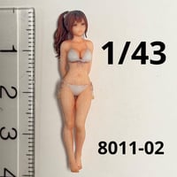 1/43 フィギュア 8011-02 完成品 ジオラマ　水着　ミニチュアイメージ　リアルフィギュア　ミニチュア
