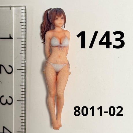1/43 フィギュア 8011-02 完成品 ジオラマ　水着　ミニチュアイメージ　リアルフィギュア　ミニチュア