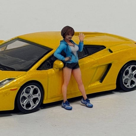 1/64 8003-03 フィギュア　ミニカーに　トミカに　ミニチュア　ジオラマ 　ミニチュアイメージ　リアルフィギュア　完成品