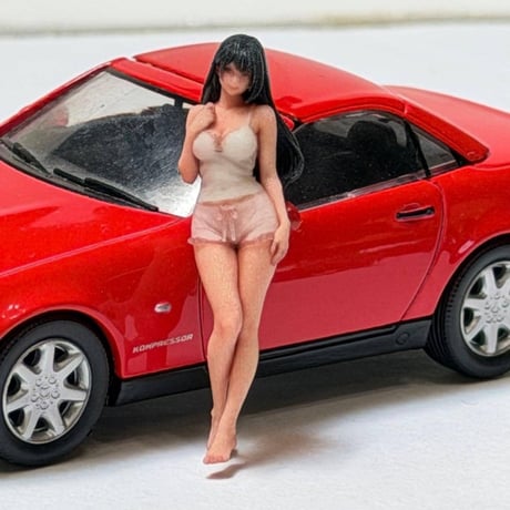 1/43 8009-10 フィギュア ミニカーに 1/64より大 ミニチュアイメージ　リアルフィギュア　完成品