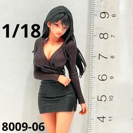 1/18 8009-06 フィギュア ミニカーに ジオラマに　ミニチュアイメージ　リアルフィギュア
