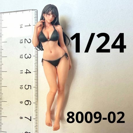 1/24 8009-02 フィギュア　水着　完成品　ミニカーに　1/64より大　リアルフィギュア　ミニチュアイメージ