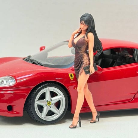 1/24 8009-05 フィギュア　完成品　ミニカーに　1/64より大 リアルフィギュア　ミニチュアイメージ