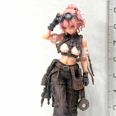 1/18 フィギュア　異世界の女の子　工具屋　スチームパンク　ミニチュアイメージ　リアルフィギュア