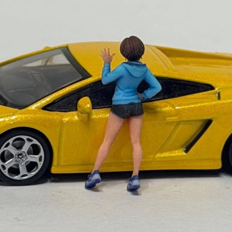1/64 8003-03 フィギュア　ミニカーに　トミカに　ミニチュア　ジオラマ 　ミニチュアイメージ　リアルフィギュア　完成品