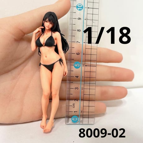 1/18 8009-02 フィギュア　完成品　ミニカーに　1/64より大　リアルフィギュア　ジオラマに