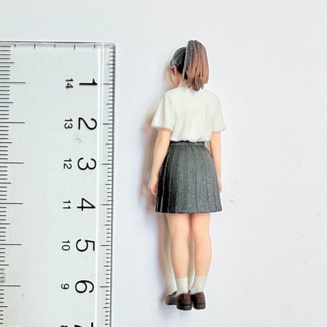 1/24 3978 フィギュア　女子高生　完成品　ミニカーに　リアルフィギュア　３Dフィギュア　ミニチュアイメージ