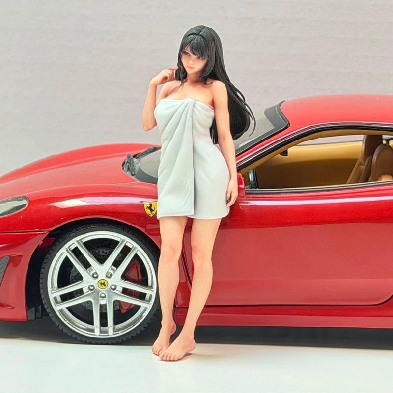 1/18 フィギュア 完成品 ミニカーに 1/64より大 ドールハウスに リアル