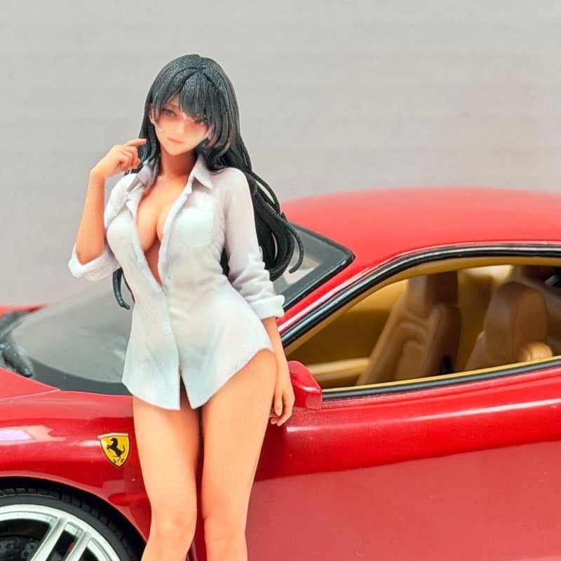 1/18 8009-08 フィギュア 完成品 ミニカーに 1/64より大 リアル
