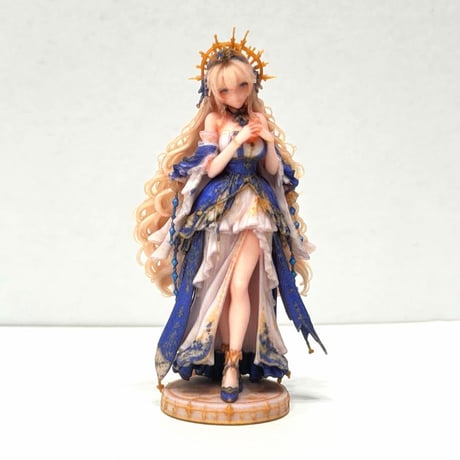 1/32 異世界の女の子　王冠　フィギュア　完成品　1/64より大　ミニチュア