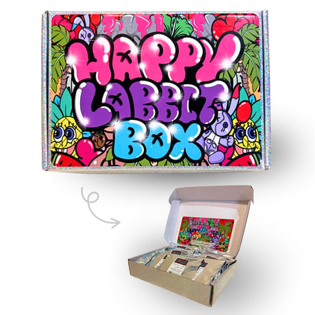 ハッピーラビットBOX｜アクリルチャームセット