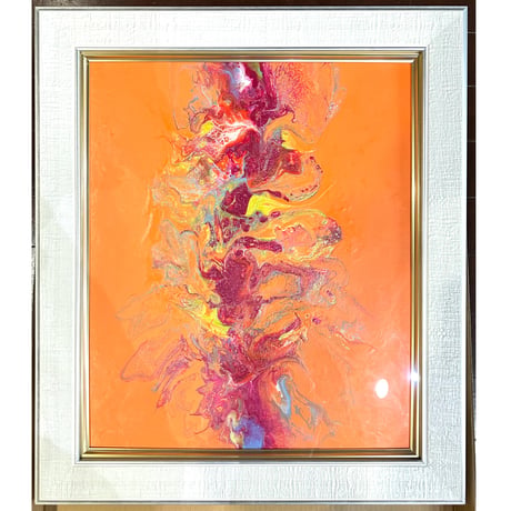 絵画／Title「Flare」 額縁込